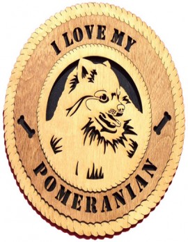 Laser Cut Pomeranian Gifts - Personalized!
