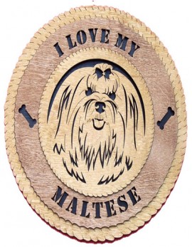 Laser Cut Maltese Gifts - Personalized!