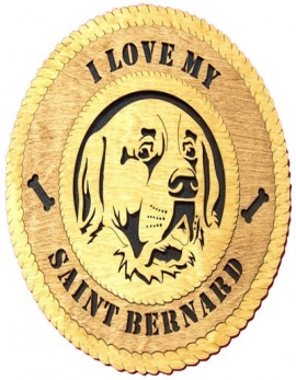 Laser Cut Saint Bernard Gifts - Personalized!