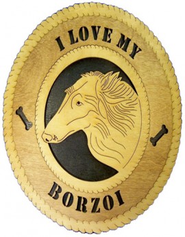 Laser Cut, Personalized Borzoi Gifts