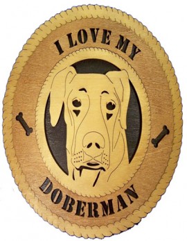 Laser Cut, Personalized Doberman Gifts