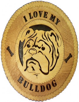 Laser Cut, Personalized English Bulldog Gifts