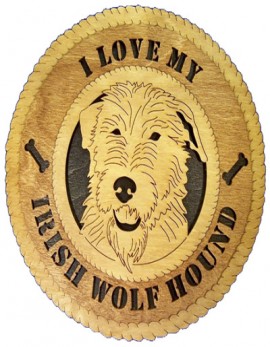Laser Cut, Personalized Irish Wolf Hound Gifts