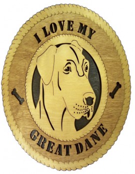 Laser Cut, Personalized Great Dane Gifts