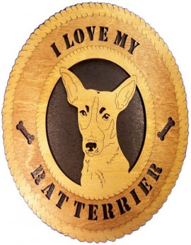 Laser Cut, Personalized Rat Terrier Gifts