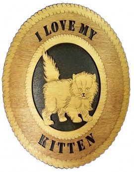 Laser Cut, Personalized Kitten