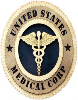 Laser Cut, Personalized Medical Corps Gift