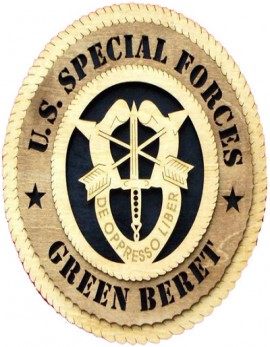 Laser Cut, Personalized Special Forces Gift
