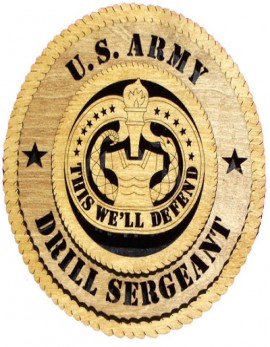 Laser Cut, Personalized Drill Sergeant Gift