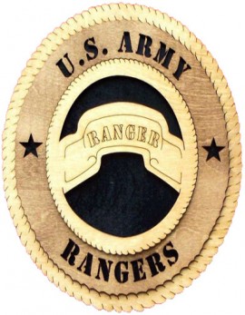 Laser Cut, Personalized Army Ranger Gift