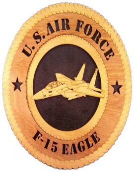 Laser Cut, Personalized F-15 Eagle Gift