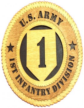 Laser Cut, Personalized 1st Infantry Division Gift