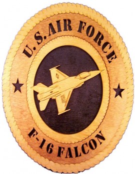 Laser Cut, Personalized F-16 Falcon Gift
