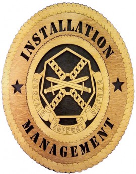 Laser Cut, Personalized Installation Management Gift