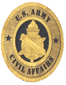 Laser Cut, Personalized Civil Affairs Gift