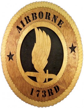 Laser Cut, Personalized 173rd Airborne Gift