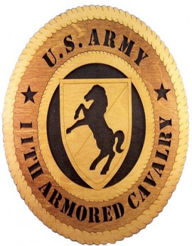 Laser Cut, Personalized 11th Armored Cavalry Gift