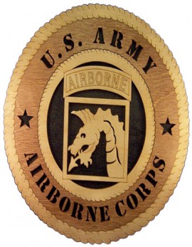 Laser Cut, Personalized 18th Airborne Gift