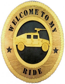 Laser Cut, Personalized HUMVEE Gift