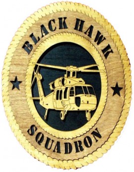 Laser Cut, Personalized Black Hawk Gift