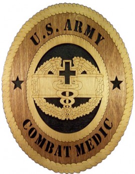 Laser Cut, Personalized Combat Medic Gift