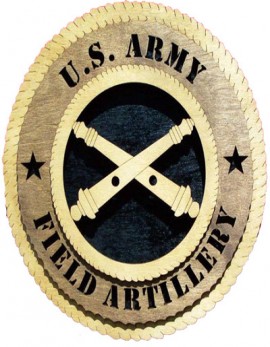 Laser Cut, Personalized Army Field Artillery Gift
