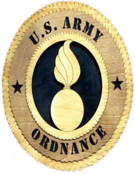 Laser Cut, Personalized Army Ordnance Gift