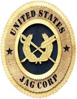 Laser Cut, Personalized JAG Corps Gift