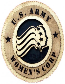 Laser Cut, Personalized Army Women's Corps 1 Gift