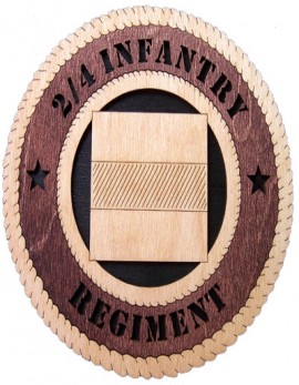 Laser Cut, Personalized 2/4 Infantry Regiment Gift