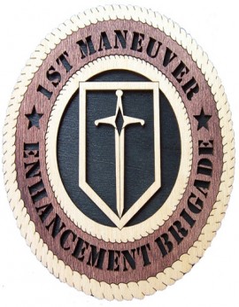 Laser Cut, Personalized 1st Maneuver Enhancement Brigade Gift