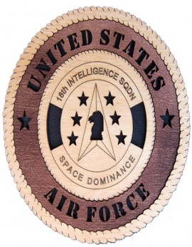 Laser Cut, Personalized 18th Intelligence Squadron Gift