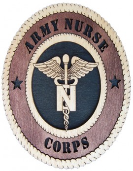 Laser Cut, Personalized Army Nurse Corps Gift