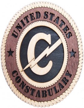 Laser Cut, Personalized Army Constabulary Gift