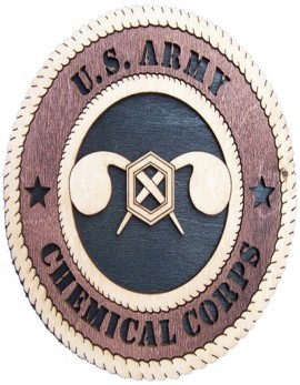 Laser Cut, Personalized Army Chemical Corps Gift