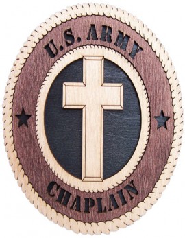 Laser Cut, Personalized Chaplain Cross Gift
