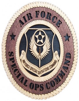 Laser Cut, Personalized Air Force Special Ops Command Gift