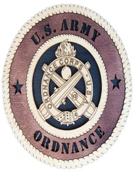 Laser Cut, Personalized Ordnance Corps Gift