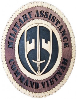 Laser Cut, Personalized Military Assistance Command Vietnam Gift