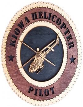 Laser Cut, Personalized KIOWA Helicopter Gift
