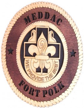 Laser Cut, Personalized MEDDAC Fort Polk Gift