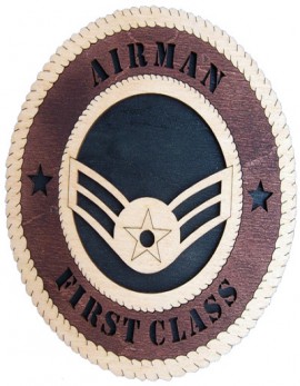 Laser Cut, Personalized Airman 1st Class Gift
