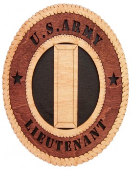 Laser Cut, Personalized Army Lieutenant Gift