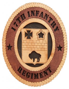 Laser Cut, Personalized 17th Infantry Regiment Gift