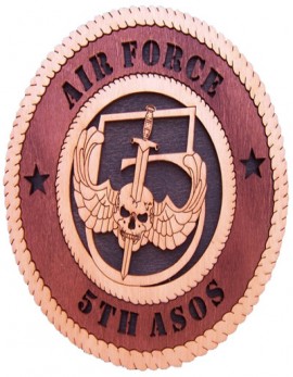 Laser Cut, Personalized Air Force 5th ASOS Gift