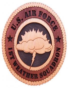 Laser Cut, Personalized Air Force 1st Weather Squadron Gift
