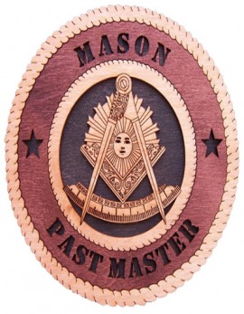 Laser Cut, Personalized Mason Past Master Gift