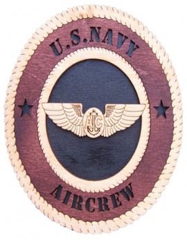 Laser Cut, Personalized Enlisted Aircrew Gift