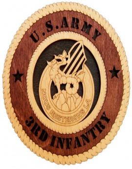 Laser Cut, Personalized 3rd Infantry Gift