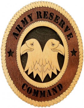 Laser Cut, Personalized Army Reserve Command Gift